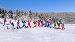 Skifahren mit Kindern im Böhmerwald